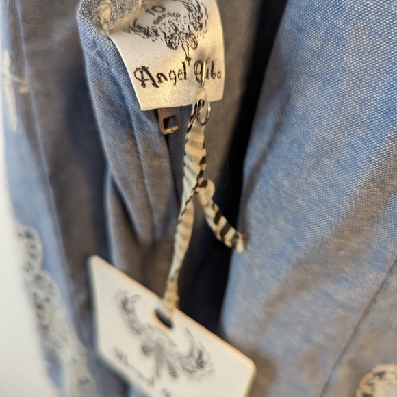 ANGEL BIBA Blue Romper Size M - Picture 2 of 3